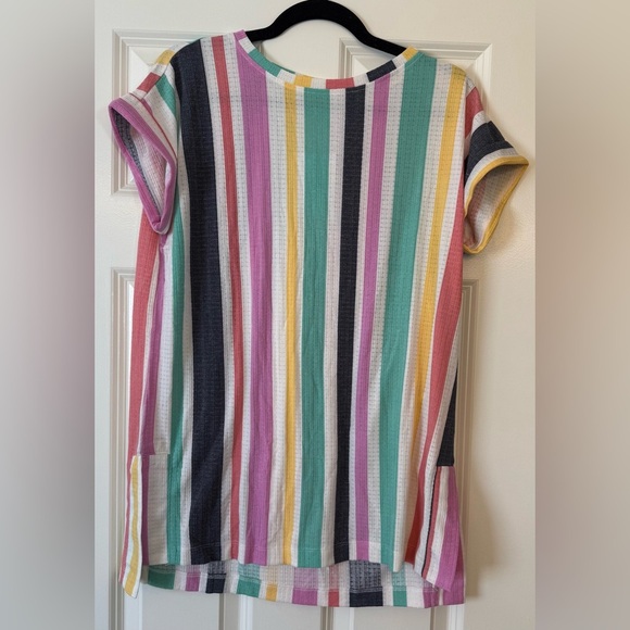 NWT LuLaRoe Leah Drop Shoulder Cuff Tunic Shirt Size XS - Picture 1 of 9